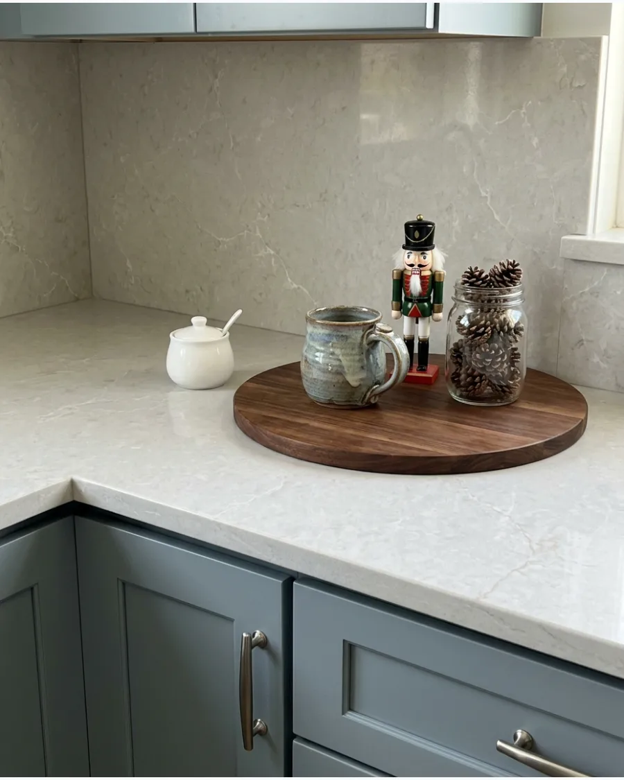 60. Curated Collected Christmas Countertop