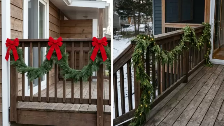 60 Christmas Deck Decorating Ideas