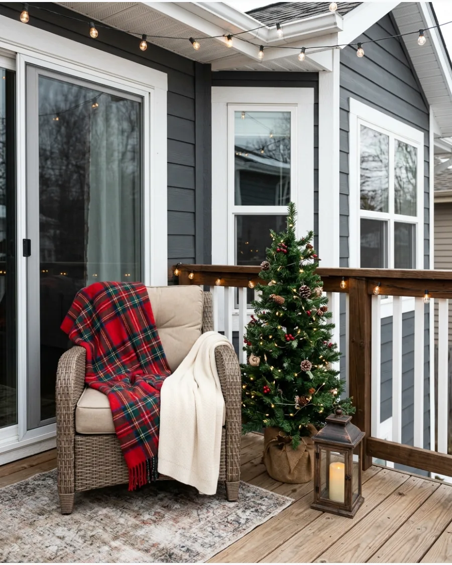 52. Christmas Deck Reading Corner