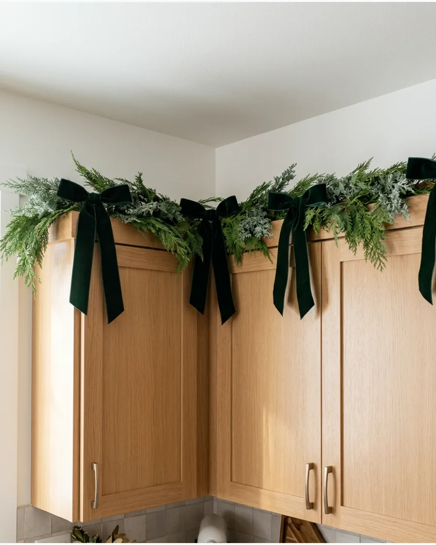 36. Forest Green Velvet Ribbon