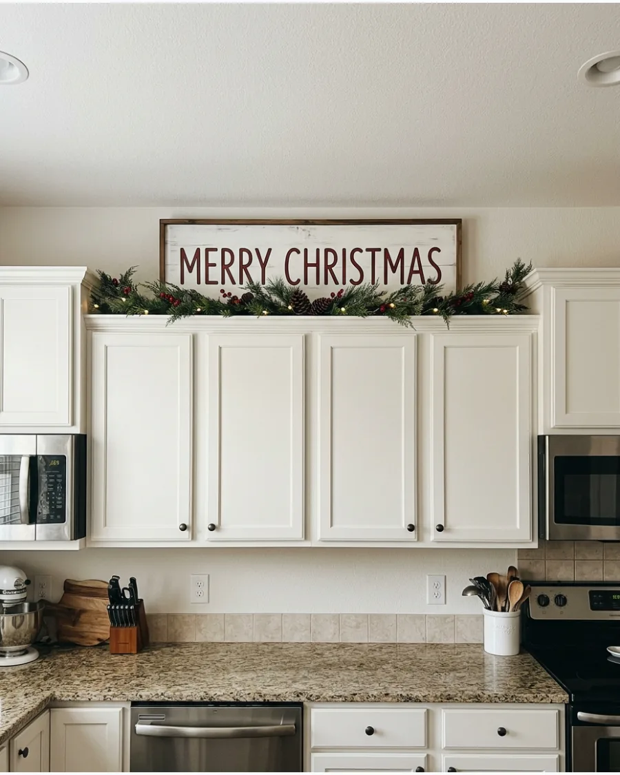 41. Large Merry Christmas Sign