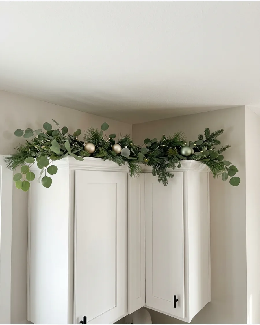 6. Eucalyptus and Pine Christmas Greenery