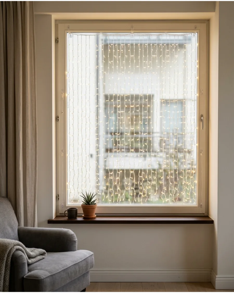 14. Dense Micro-Light Window Curtain