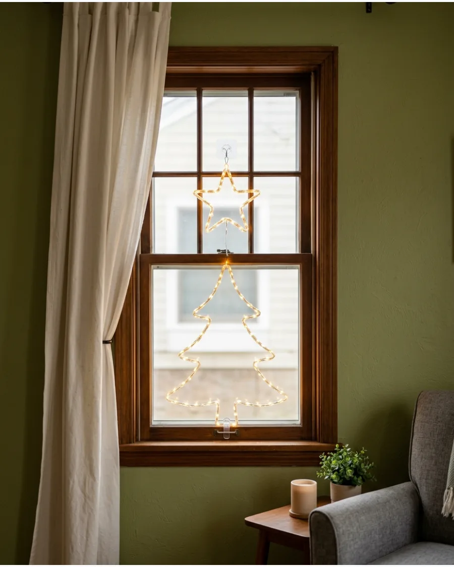 32. Christmas Tree and Star Light Combination