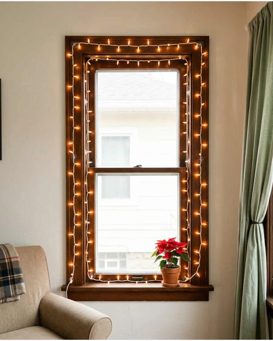 4. Double-Strand Christmas Window Lights