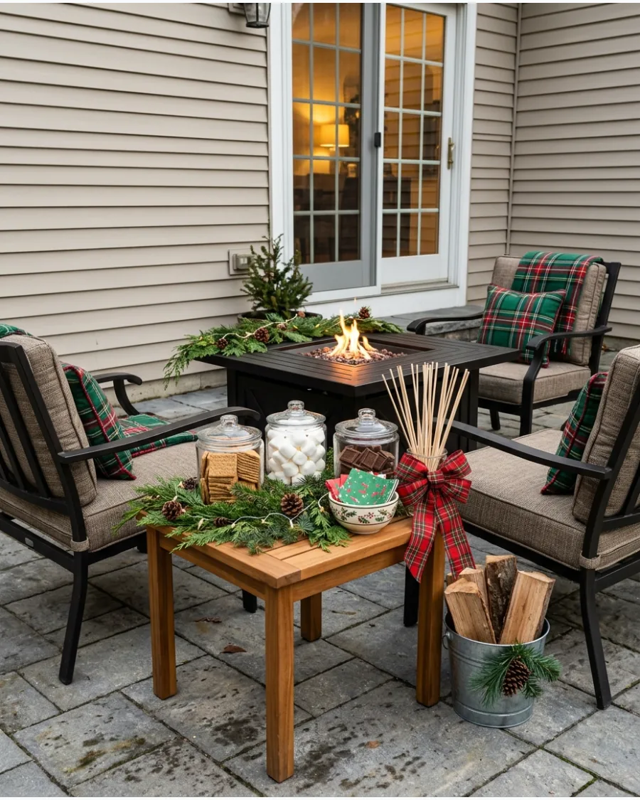49. Christmas S'mores Station