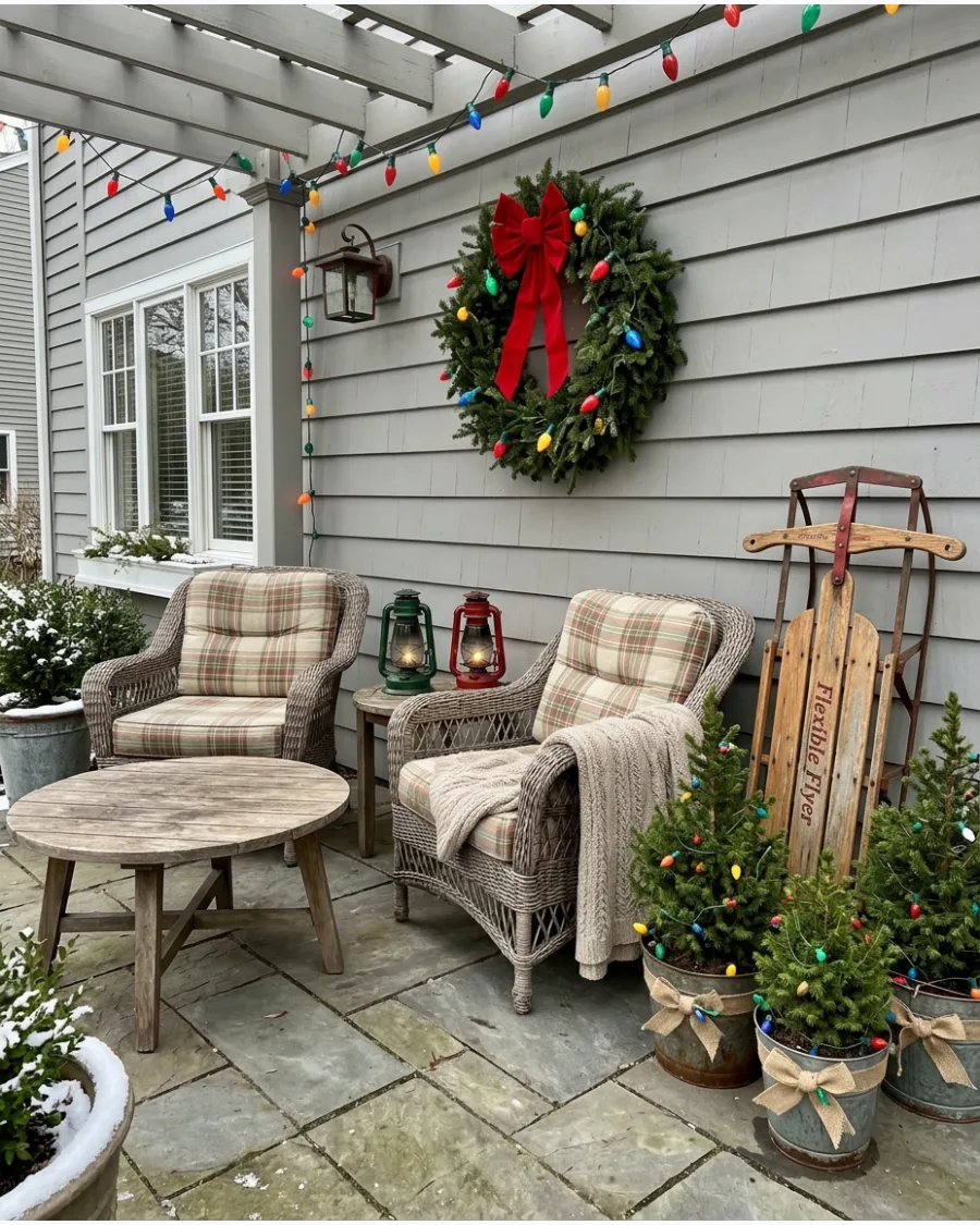 57. Vintage Christmas Patio