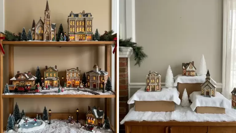 99 Christmas Village Display Ideas