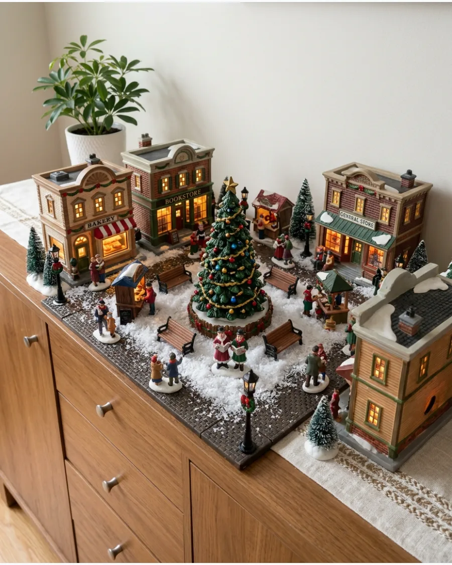 11. Central Town Square Christmas Village