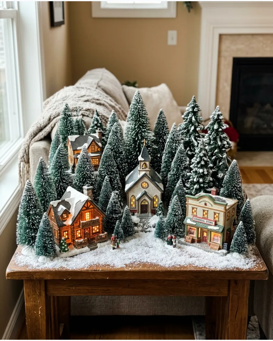 24. Pine Forest Christmas Village