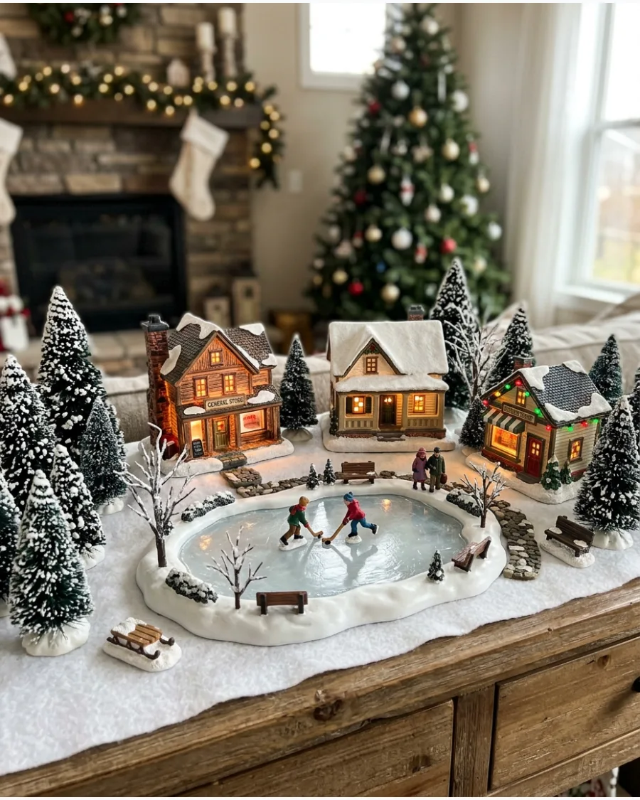 26. Frozen Pond Christmas Village