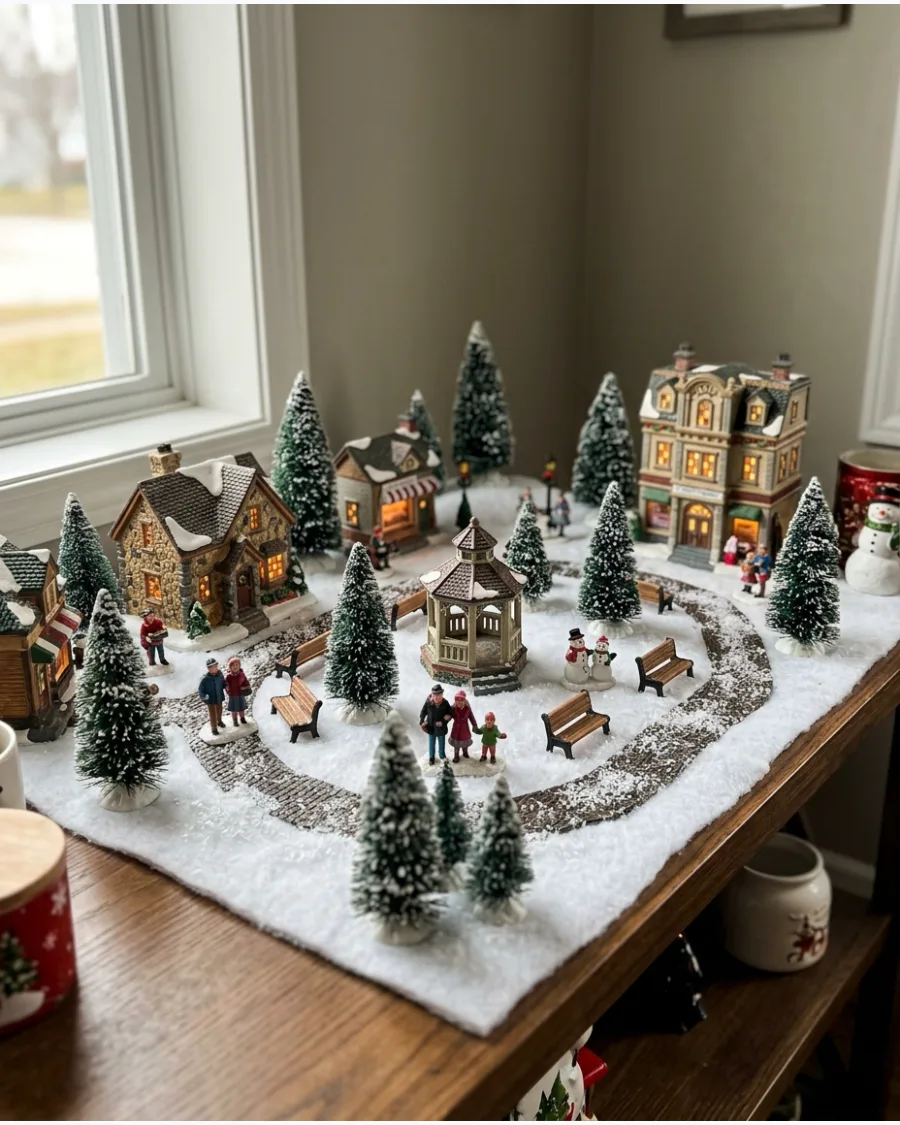 31. Snowy Park Christmas Village