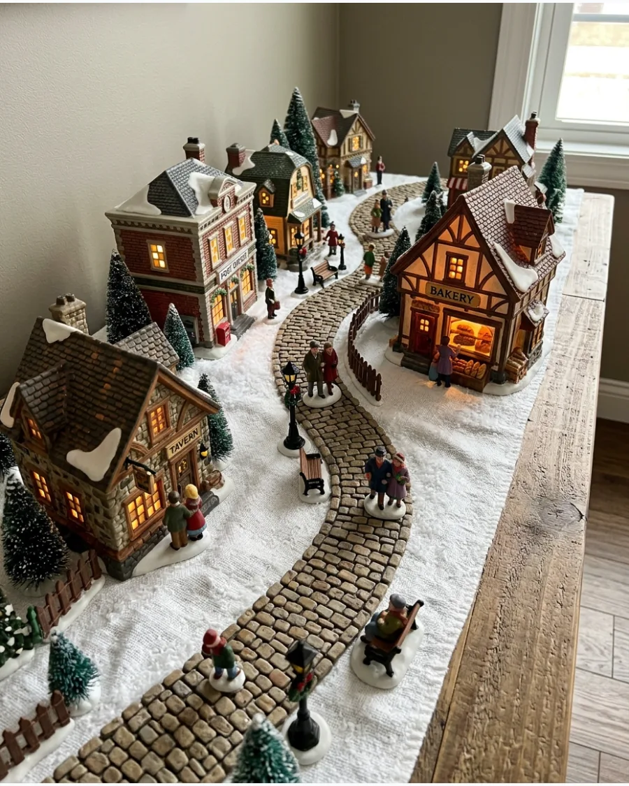42. Winding Pedestrian Path Village