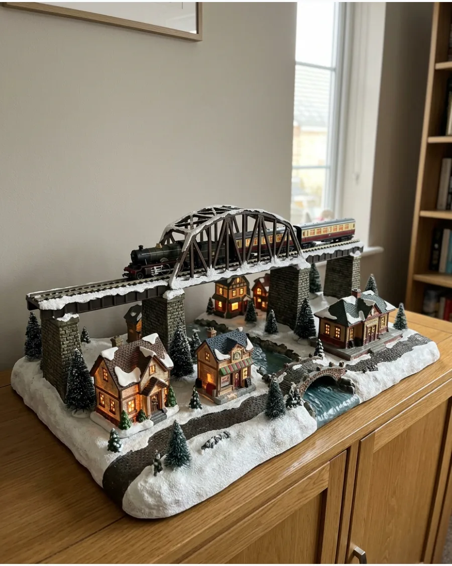 47. Railway Bridge Christmas Village