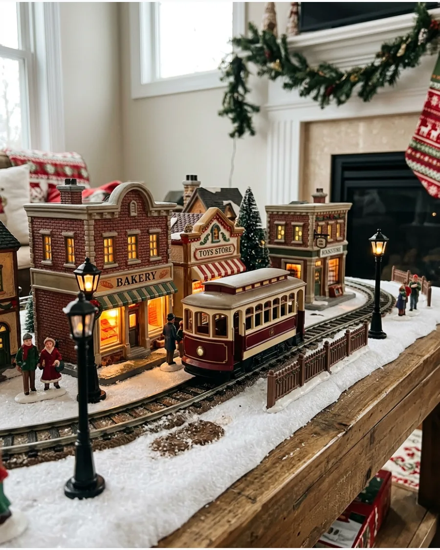 49. Old-Fashioned Village Trolley