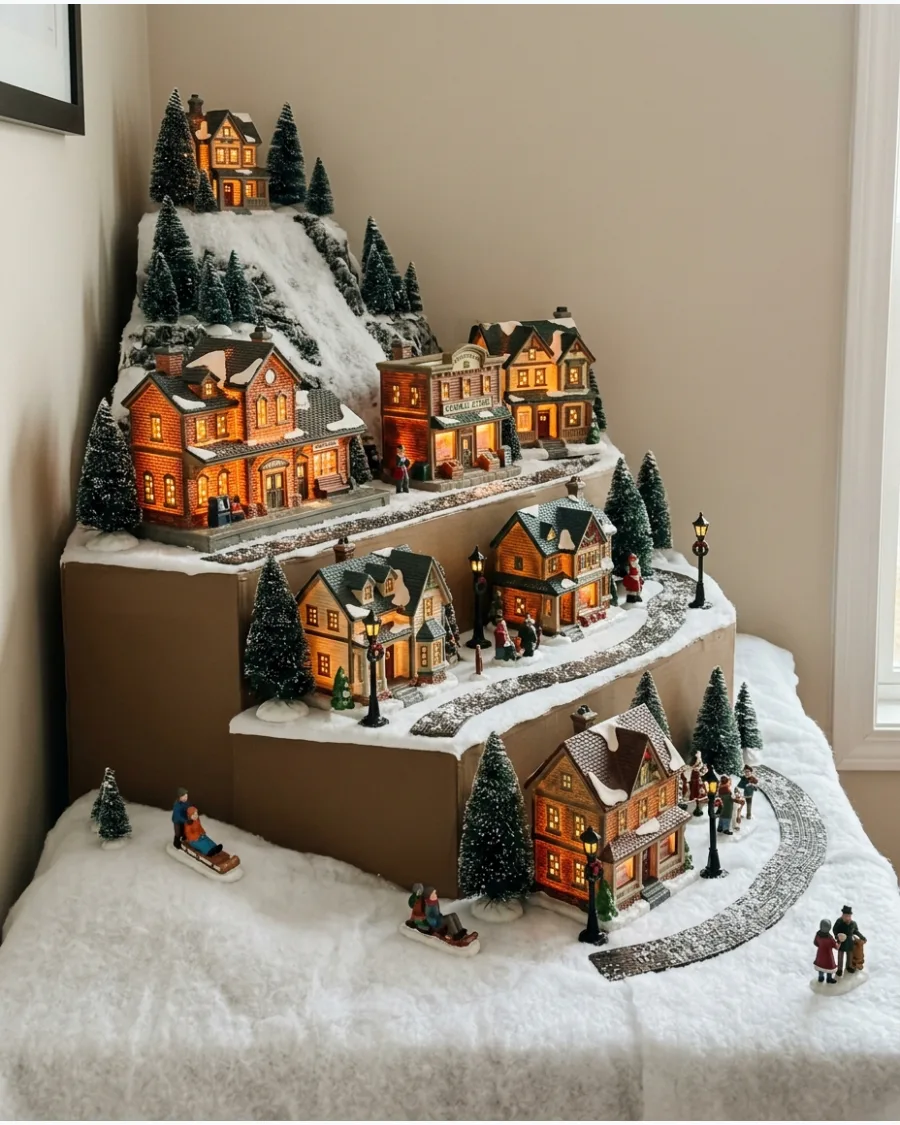 5. Cascading Hillside Village Setup
