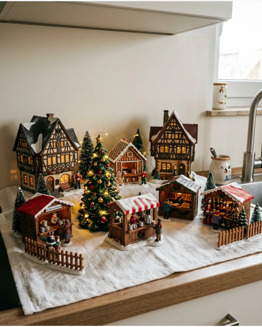58. German Christmas Market Village