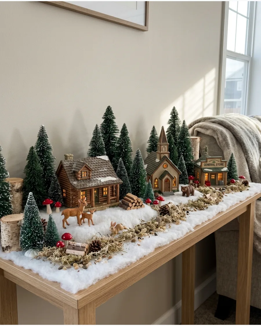 72. Woodland Christmas Village