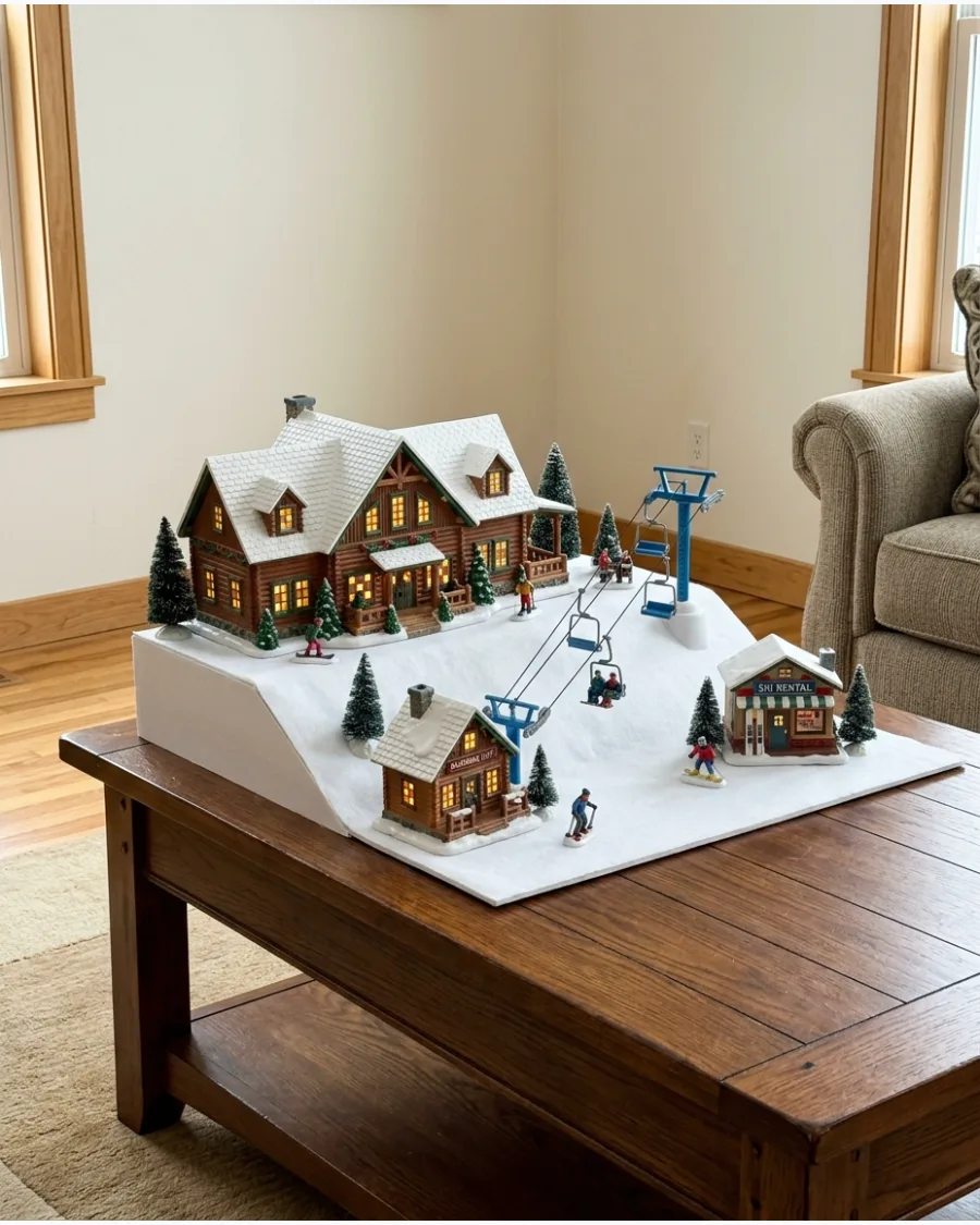 76. Ski Resort Christmas Village