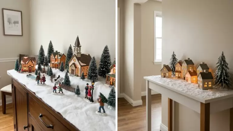 50 Christmas Village Table Display Ideas