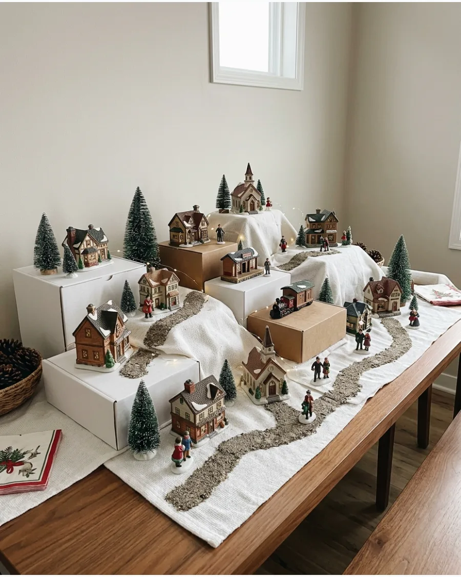 15. Hidden Box Christmas Village Hills