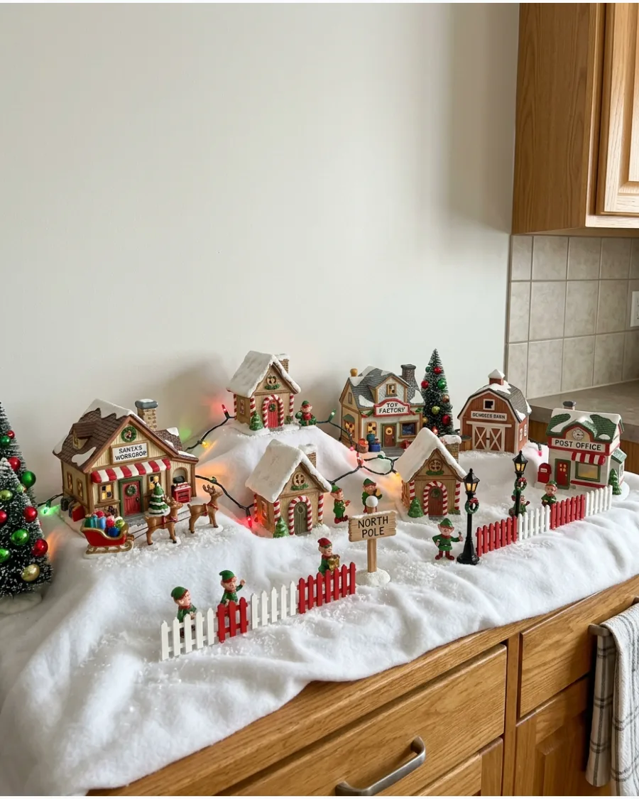 25. North Pole Christmas Village
