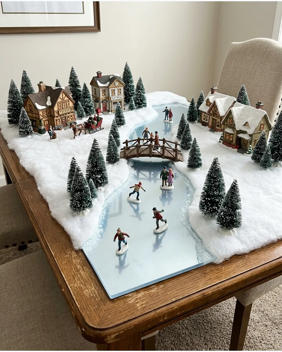41. Frozen River Christmas Village