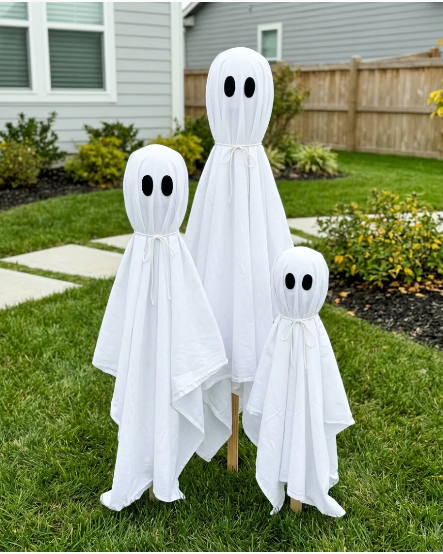 17. Wooden Stake Yard Ghosts