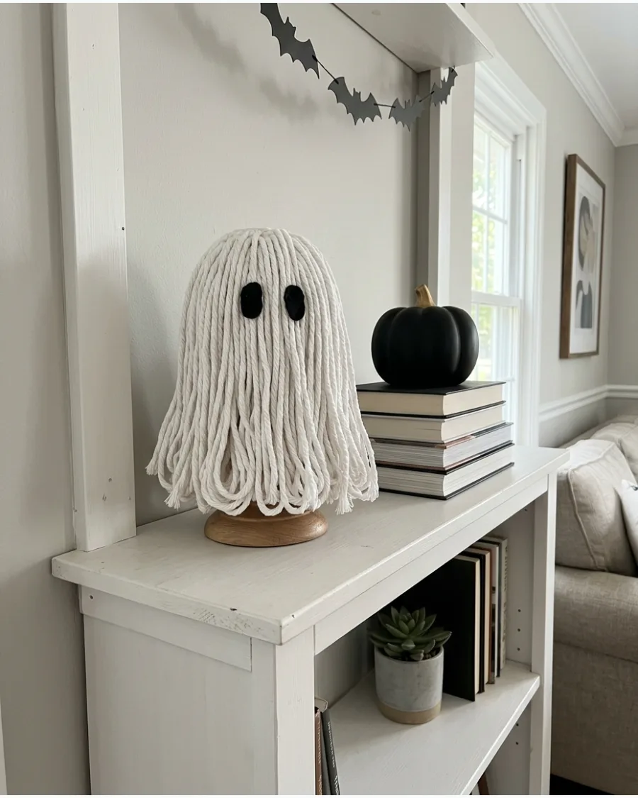 2. Dollar Tree Mop-Head Ghost