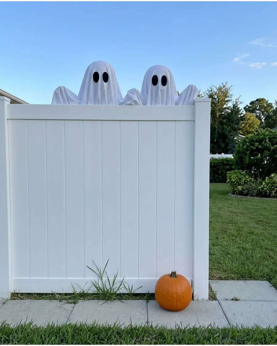 20. Ghosts Peeking Over the Fence