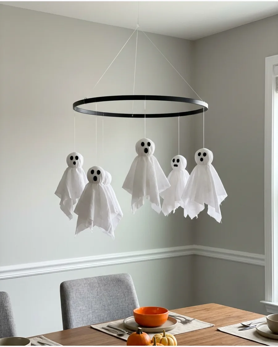 27. Floating Ghost Chandelier