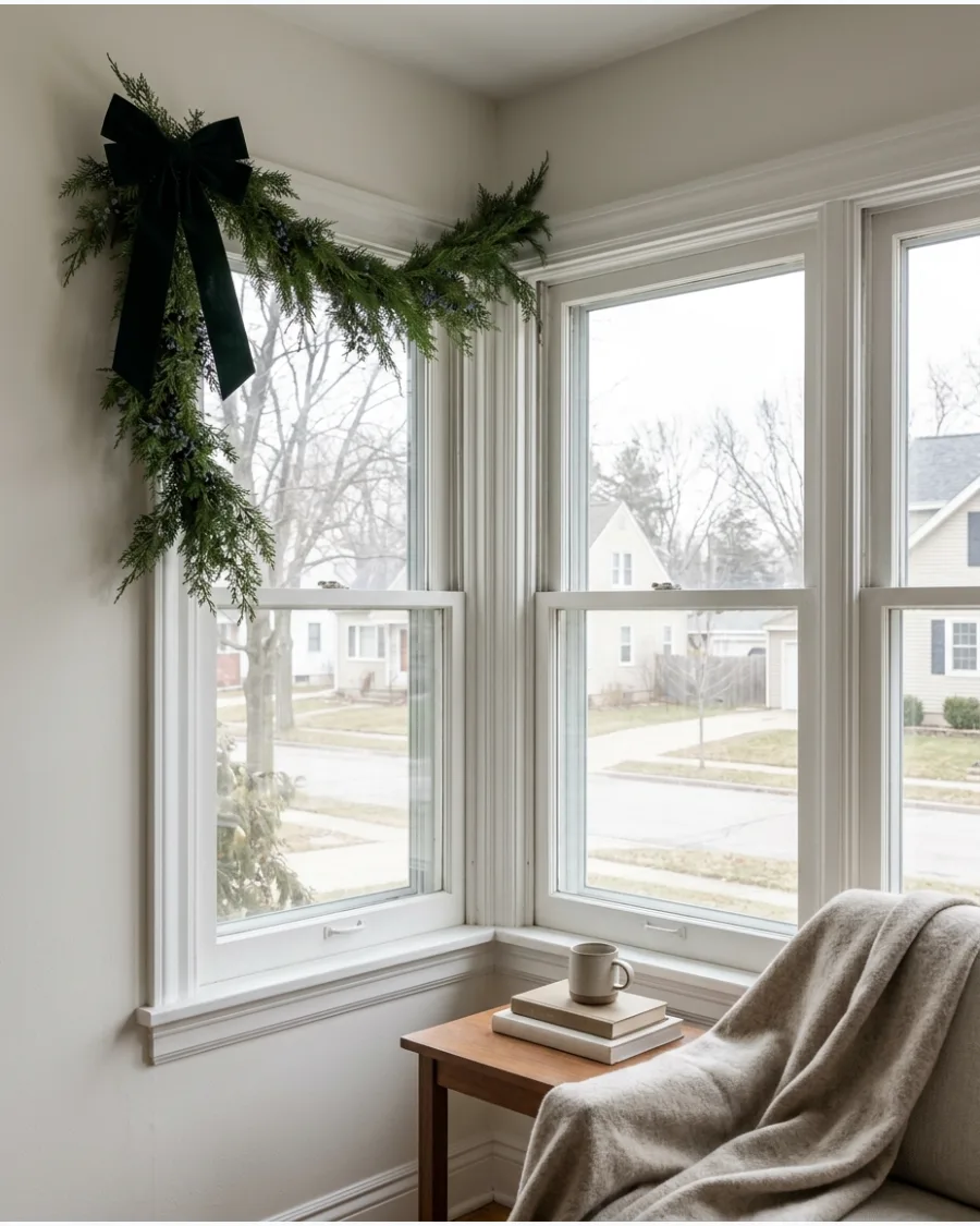 56. Modern Minimalist Evergreen Window
