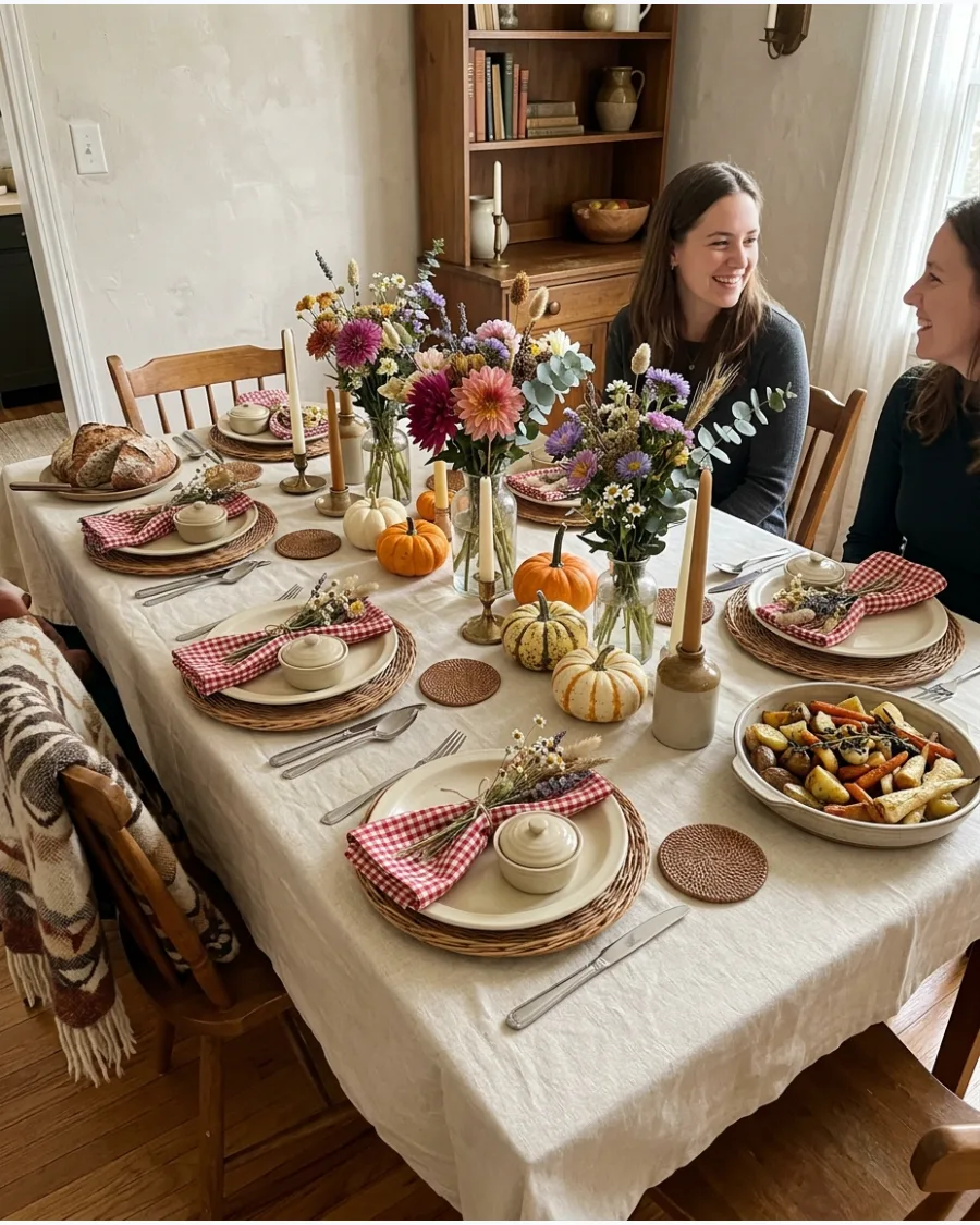 25. Cottagecore Friendsgiving Decor