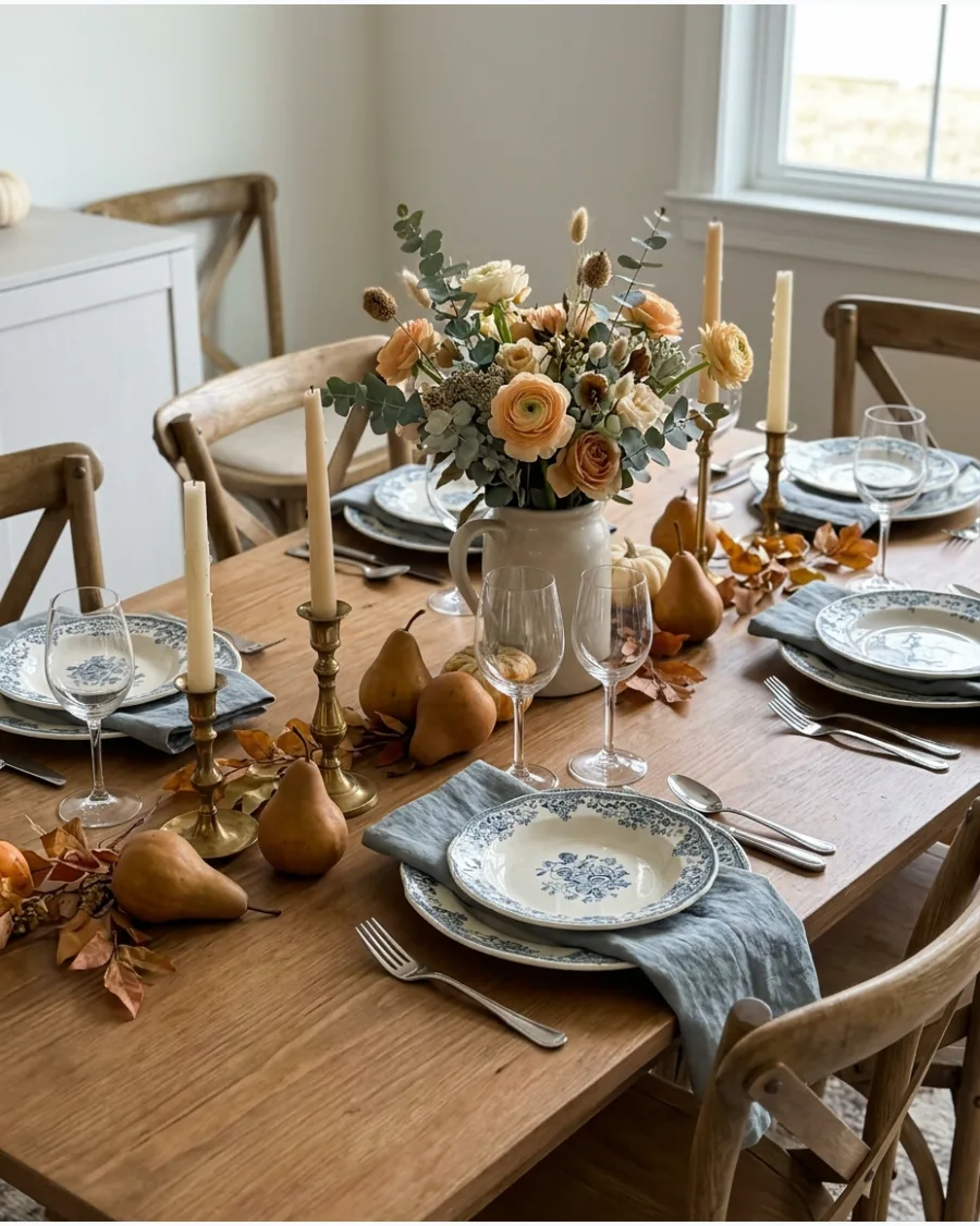 27. French Country Friendsgiving Table