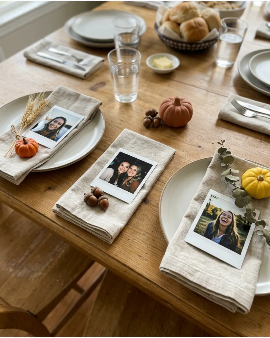 78. Polaroid Friendsgiving Place Cards