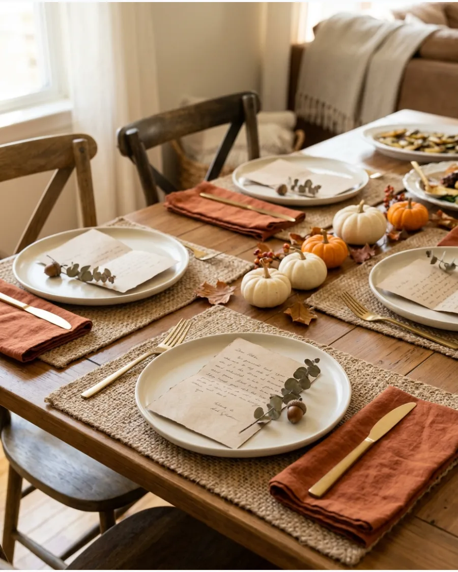 79. Friendship Note Place Settings