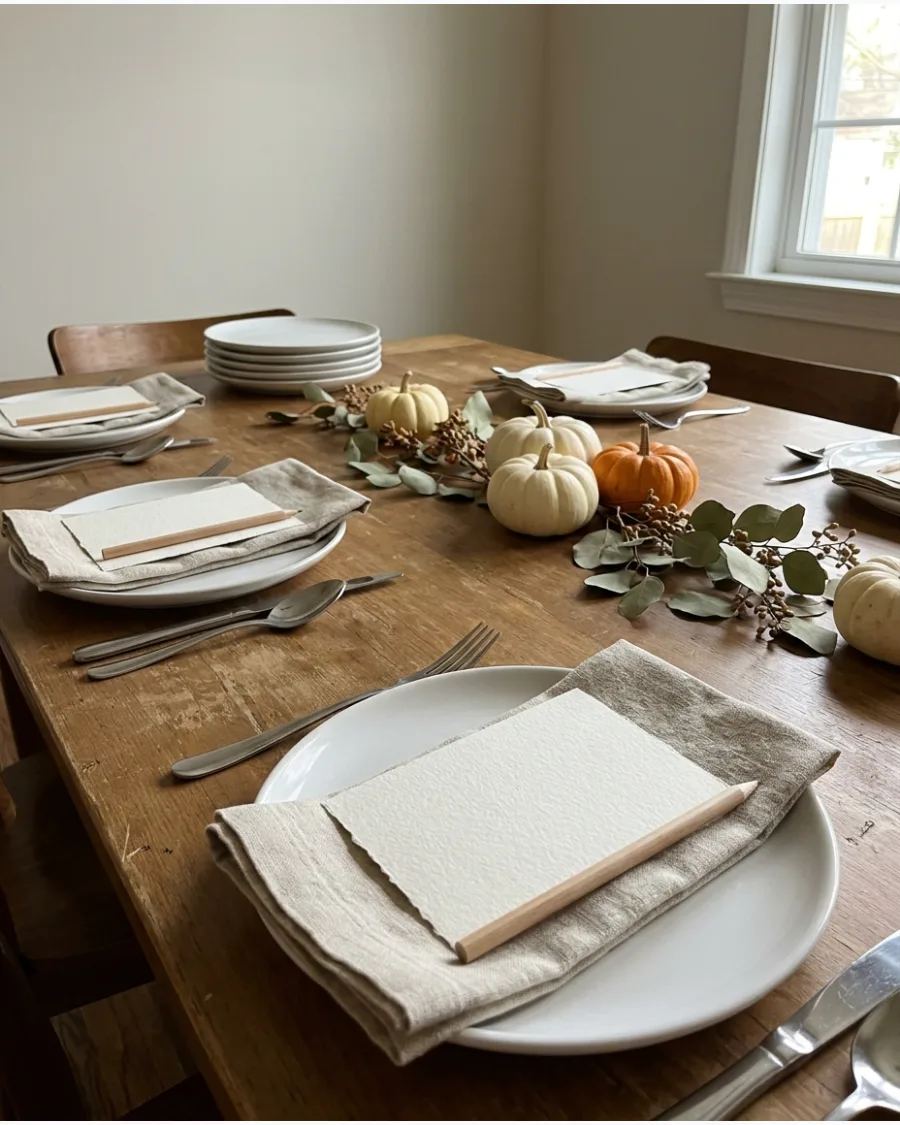 80. Gratitude Card Friendsgiving Table