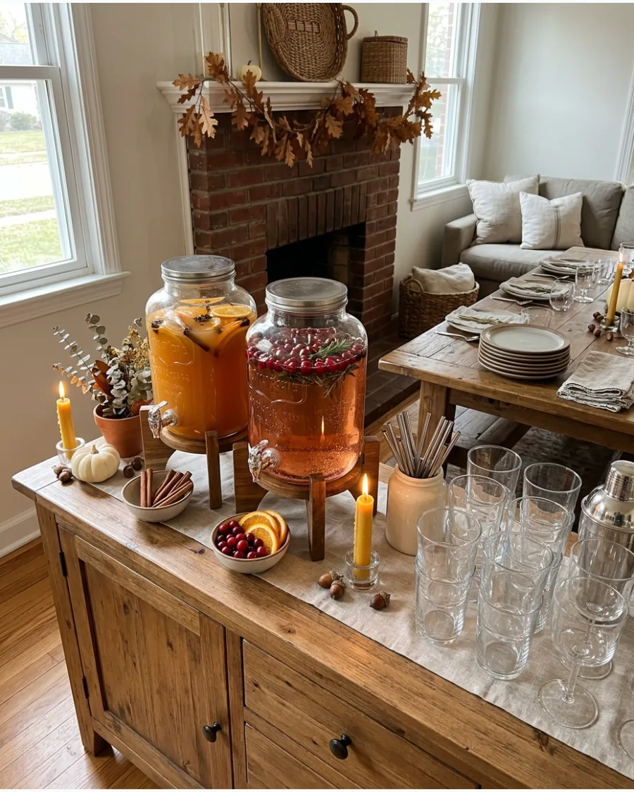 93. Friendsgiving Drink Station