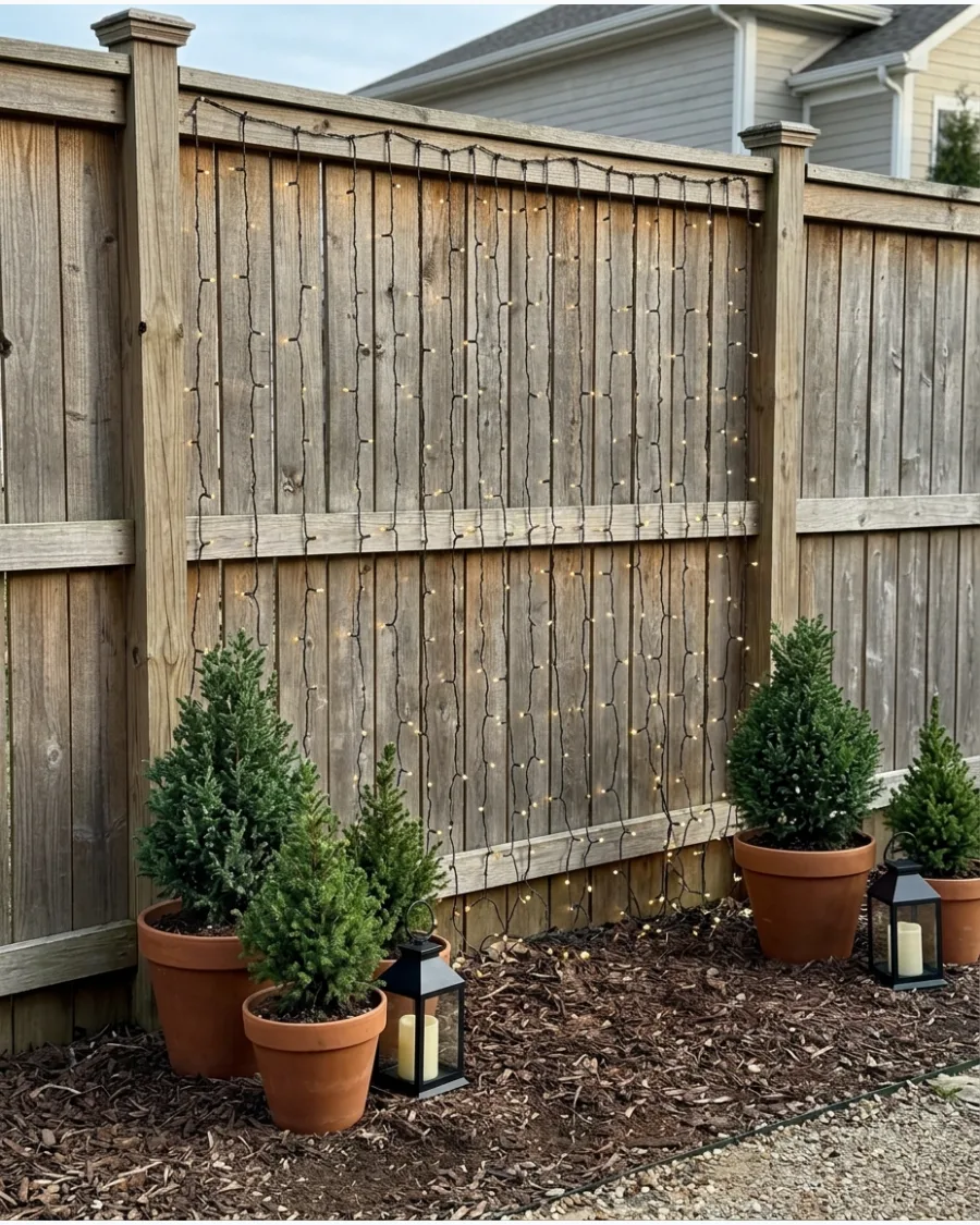 39. Light Curtain on a Garden Fence