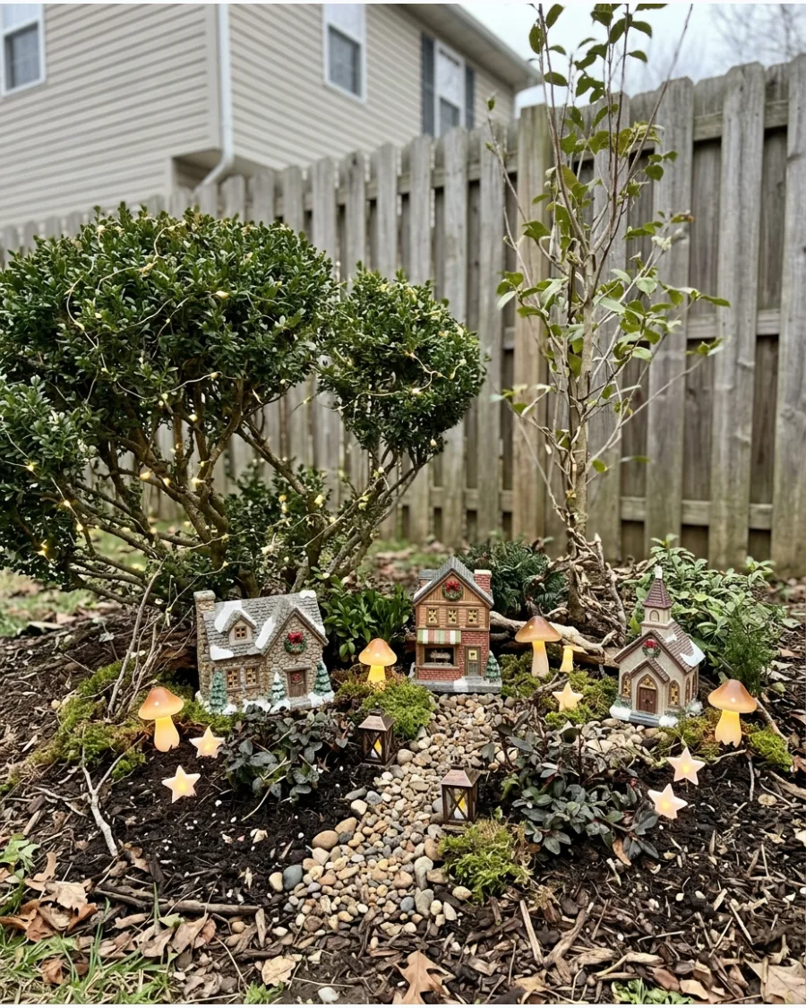 59. Enchanted Christmas Fairy Garden