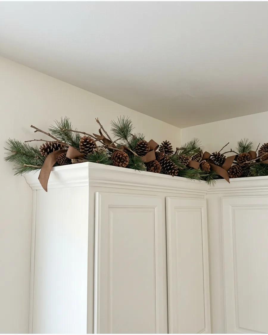 30. Pinecone and Twig Garland