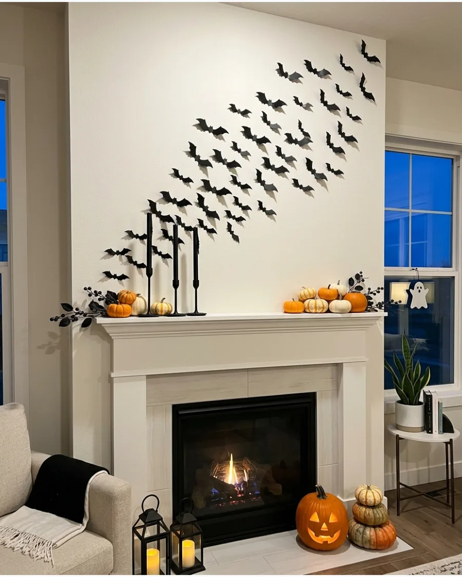 14. Bats With Black Taper Candles