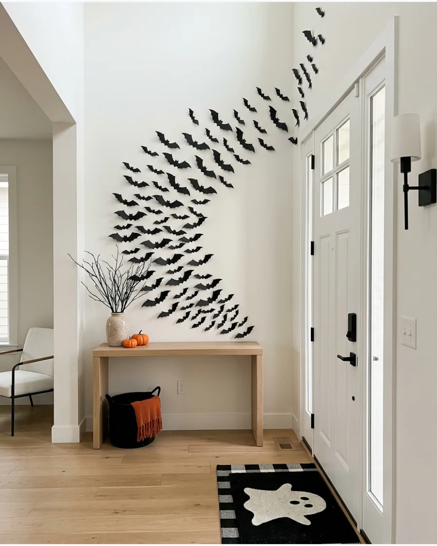 24. Bats Around the Front Door Interior