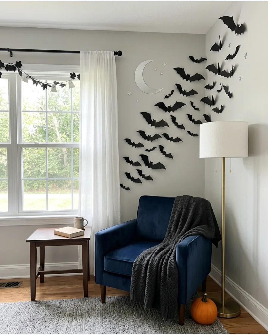 34. Bat Wall Above a Reading Nook