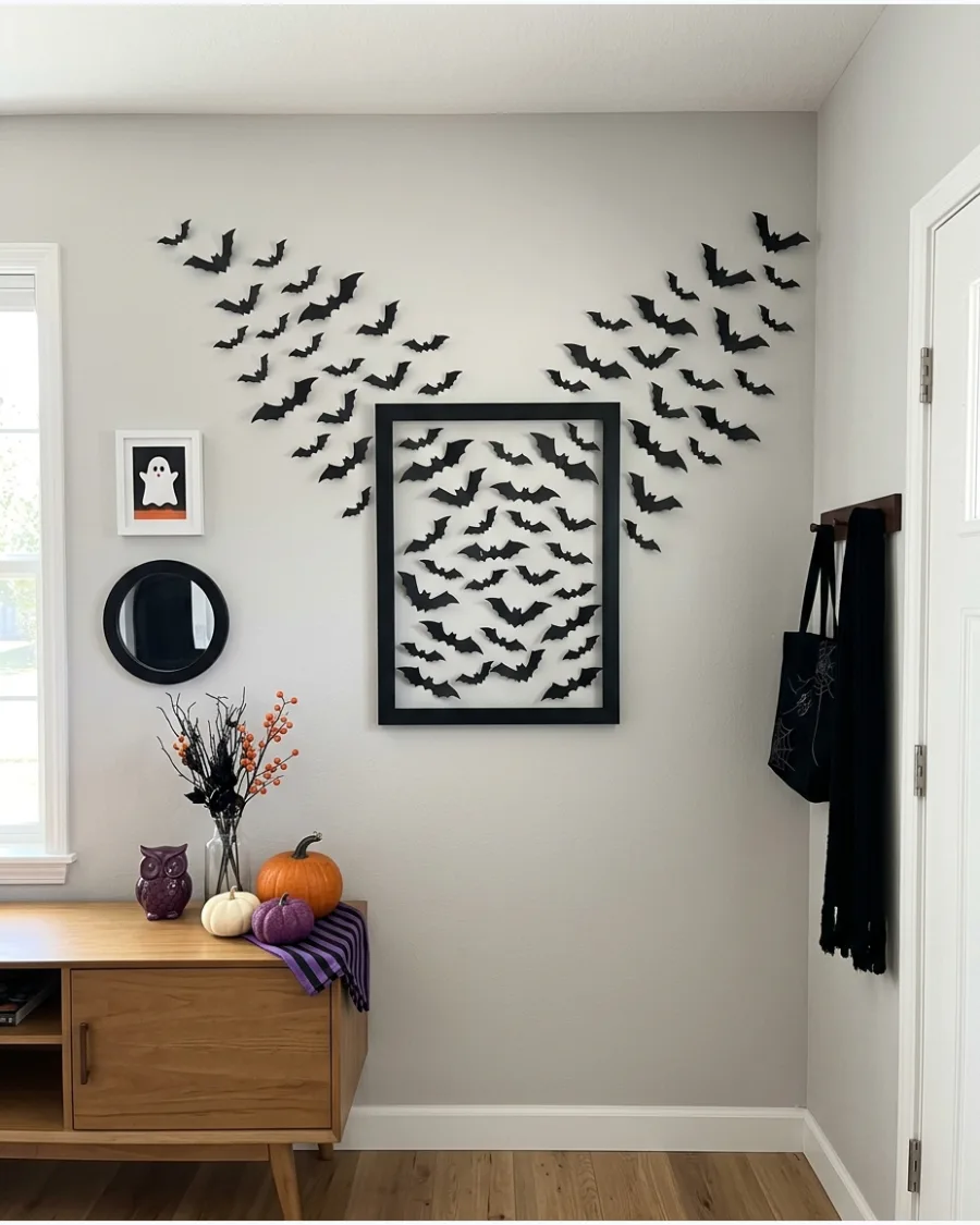 50. Bats Emerging From a Picture Frame