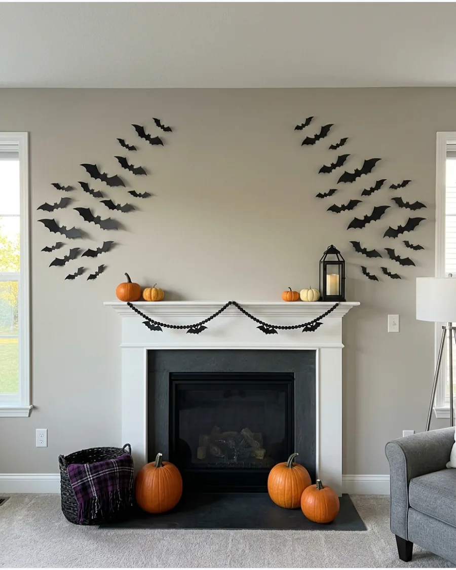 9. Symmetrical Bat Wall