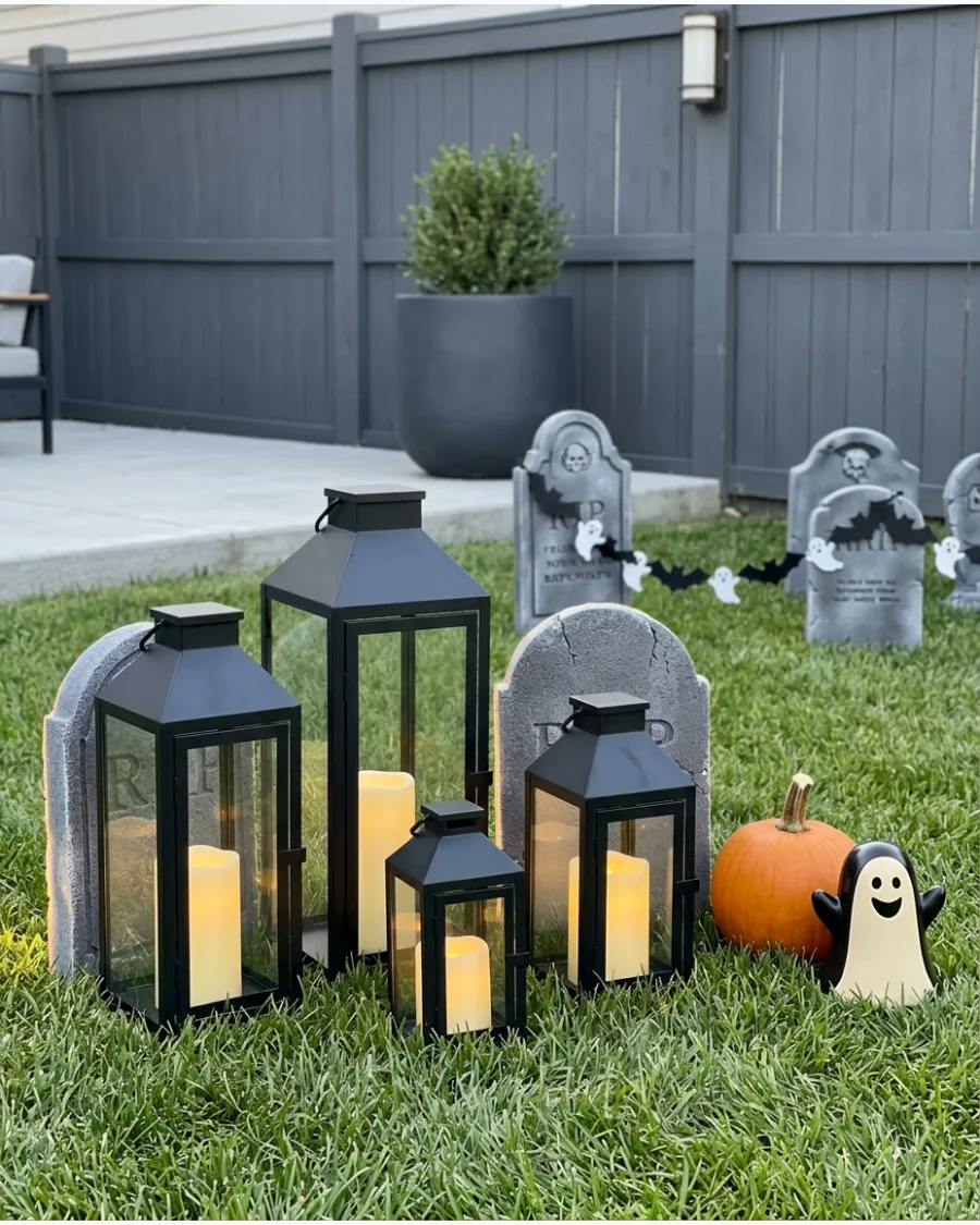 11. Flickering Cemetery Lanterns