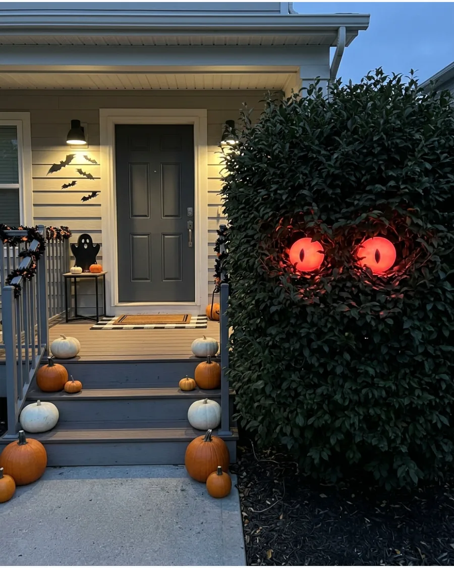 17. Giant Glowing Spider Eyes