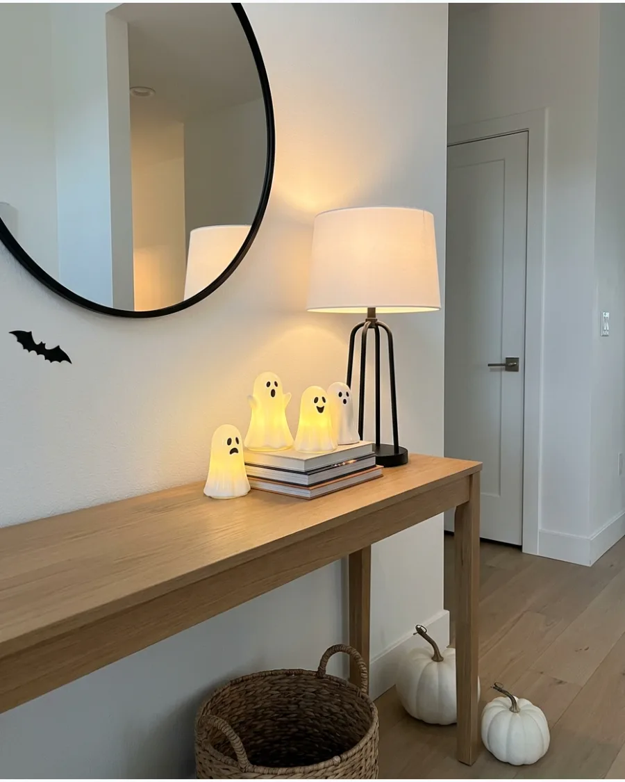 56. Lighted Entryway Ghosts