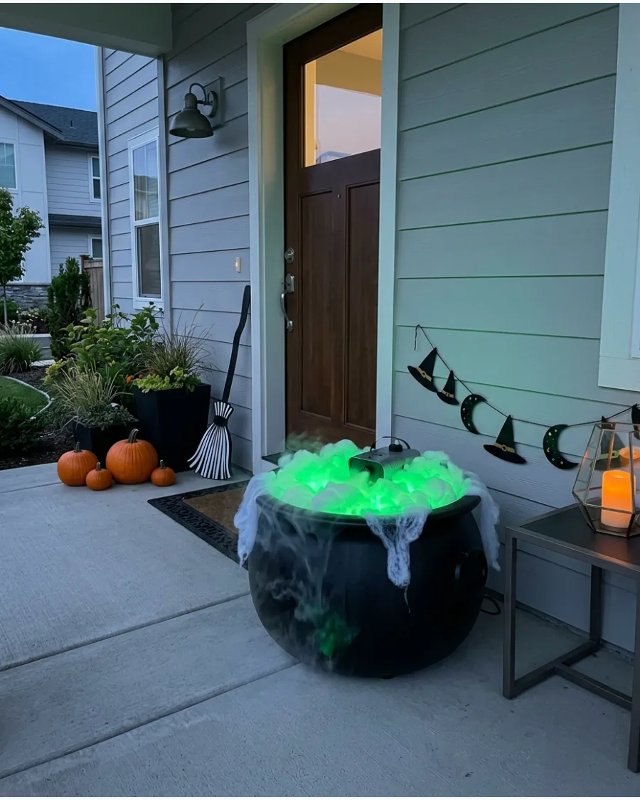 6. Green Witch’s Cauldron Glow